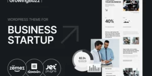 GrowingBuzz Startup Business Company WordPress Theme 1.0.1破解版主题