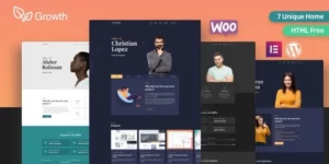 Growth Personal Portfolio Theme 1.9.3破解版主题