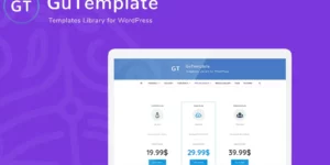 GuTemplate Pro Templates Library for WordPress 1.0破解版插件