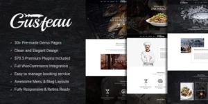Gusteau – Elegant Food Coffee and Restaurant WordPress Theme 1.7.9破解版主题