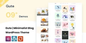 Gute | Minimalist Blog WordPress Theme 1.0破解版主题