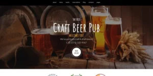 GutenBerg Beer Pub and Brewery WordPress Theme 1.0.0破解版主题