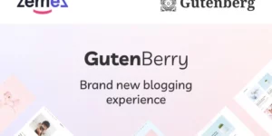 Gutenberry Gutenberg-based Clean Blog WordPress Theme 1.0.1破解版主题