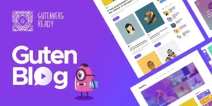 Gutenblog Modern Blog WordPress Theme 1.2破解版主题