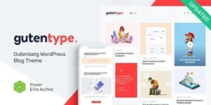 Gutentype | 100% Gutenberg WordPress Theme for Modern Blog 2.1.2破解版主题