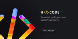 H-Code Responsive Multipurpose WordPress Theme 2.5破解版主题