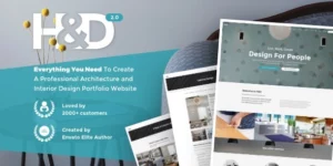 H&D Interior Design WordPress Theme 1.2.4破解版主题