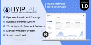 HYIPLab HYIP Investment WordPress Plugin 1.0破解版插件