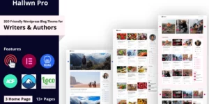 Hallwn Pro | Personal SEO Friendly WordPress Blog Theme WordPress Theme 1.0.2破解版主题