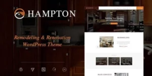 Hampton | Home Design and House Renovation WordPress Theme 1.1.9破解版主题