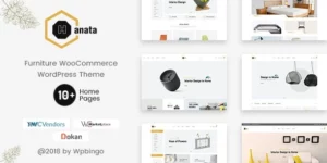 Hanata Marketplace WooCommerce Furniture Theme 1.2.5破解版主题