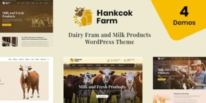 Hankcok Dairy Farm WordPress Theme 1.4破解版主题