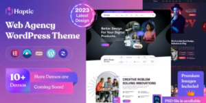 Haptic Web Design Agency WordPress Theme 1.8.2破解版主题