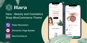 Hara Beauty and Cosmetics Shop WooCommerce Theme 1.1.18破解版主题