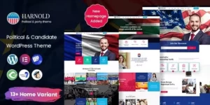 Harnold Political WordPress Theme 1.0.6破解版主题
