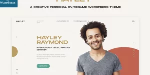 Hayley Personal CV/Resume WordPress Theme 1.0破解版主题