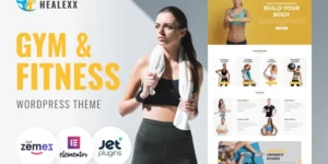 Healexx Gym Multipurpose Modern WordPress Elementor Theme WordPress Theme 1.0.1破解版主题