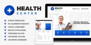 Health Center Medical WordPress theme 2.1破解版主题