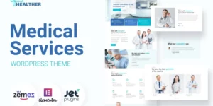 Healther Medical Services WordPress Elementor Theme WordPress Theme 1.0.1破解版主题