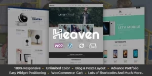 Heaven Responsive WooCommerce Theme 1.0破解版主题