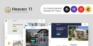 Heaven11 | Property Apartment Real Estate WordPress Theme 1.0.3破解版主题