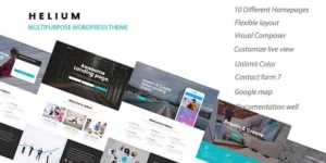 Helium 10 in 1 Marketing WordPress Theme 1.2.3破解版主题