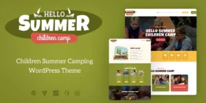 Hello Summer | A Children Holiday Camp WordPress Theme 1.0.11破解版主题