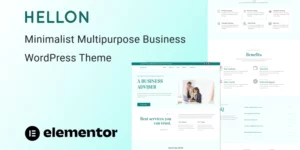 Hellon Minimalist Multipurpose Business WordPress Theme 1.0.0破解版主题