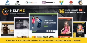 HelpMe Nonprofit Charity WordPress Theme 2.7破解版主题