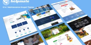 Helpmate 6 in 1 Maintenance WordPress Theme 1.1.5破解版主题