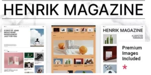 Henrik Creative Magazine Theme 1.1破解版主题