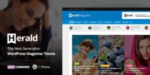 Herald Newspaper News Portal WordPress Theme 2.6.2破解版主题