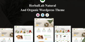 HerbalLab Natural and Organic WordPress Theme 1.0.0破解版主题