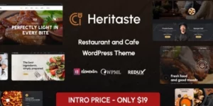 Heritaste Restaurant WordPress Theme 1.2破解版主题
