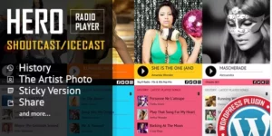 Hero Shoutcast and Icecast Radio Player With History WordPress Plugin 4.4破解版插件