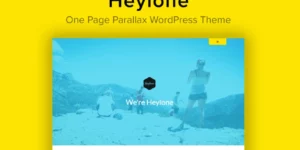 Heylone One Page Parallax WordPress Theme 2.1破解版主题