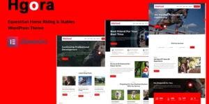 Hgoro Equestrian and Horse Riding Club WordPress Theme 1.0.0破解版主题