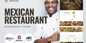 Hidalgo Mexican Food Restaurant WordPress Theme 1.0.1破解版主题