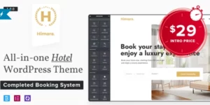 Himara Hotel Booking Theme 1.0.1破解版主题