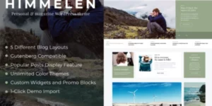 Himmelen Personal Minimal WordPress Blog Theme 2.2.2破解版主题