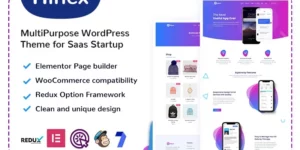 Hinex MultiPurpose WordPress Theme for Saas Startup 2.0破解版主题