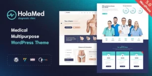 HolaMed Medical Diagnostic Plastic Surgery Clinic WordPress Theme 2.0破解版主题