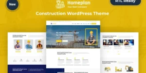 Home plan – Construction WordPress Responsive Theme WordPress Theme 1.0.0破解版主题