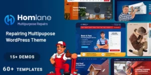 Homlane Multipurpose Servicing And Repairing WordPress Theme 1.3破解版主题