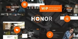 Honor | Multi-Purpose Shooting Club Weapon Store WordPress Theme + Elementor 1.4.0破解版主题