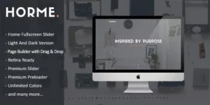 Horme Clean One Page WordPress Theme 1.0破解版主题