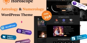 Horoscope Astrology and Numerology WordPress Theme 1.0.0破解版主题