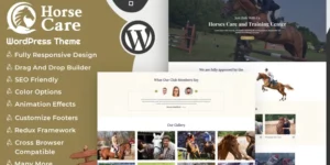 Horses Care Horse Club and Stables WordPress theme WordPress Theme 1.0.0破解版主题