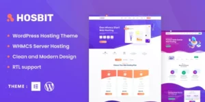Hosbit WHMCS Hosting WordPress Theme 1.0破解版主题