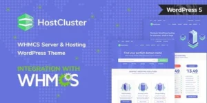 HostCluster WHMCS Server Hosting WordPress Theme 2.3.1破解版主题